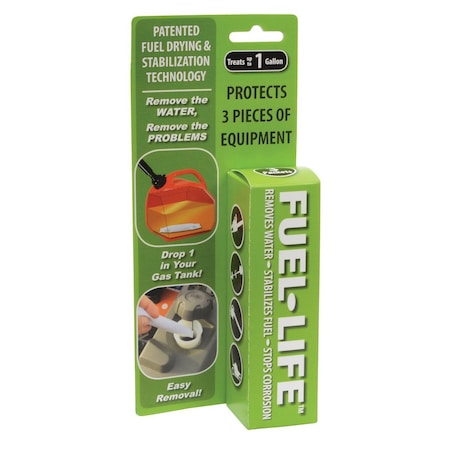 A & I Products Gas In-Tank Fuel Desiccant- 3PK Retail 8.1" x3.4" x1.5" A-B1601012